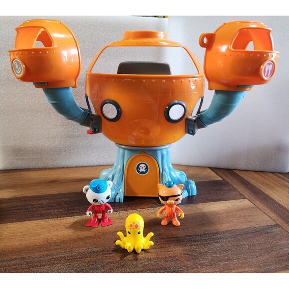 Fisher Price Octonauts Octopod Headquarters Mixed Lot 3 Figures Kwazii Barnacles - Picture 1 of 11
